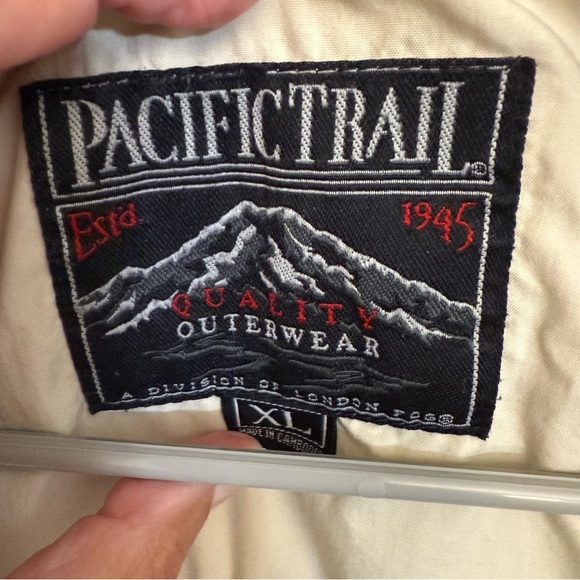 Pacific Trail Cream Outerwear men’s jacket wind breaker hooded size XL - Picture 2 of 11